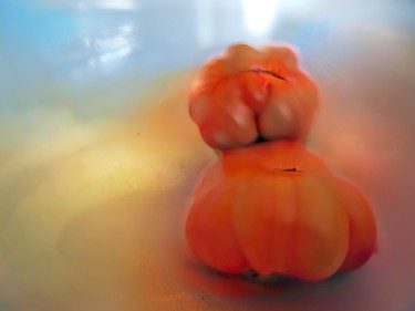 Digital Arts titled "two_love-apples.jpg" by Tomas Karkalas, Original Artwork, Digital Painting