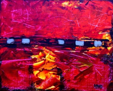 Peinture intitulée "REPERES" par Jacqueline Pizano, Œuvre d'art originale, Huile