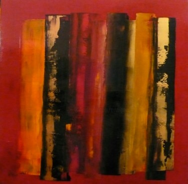 Schilderij getiteld "SENTIMENTS" door Edwige Leprin, Origineel Kunstwerk, Olie