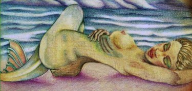Drawing titled "beached" by Faeluv, Original Artwork, Other