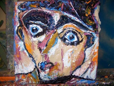 Painting titled "Bob" by Guillaume Van Ruymbeke, Original Artwork