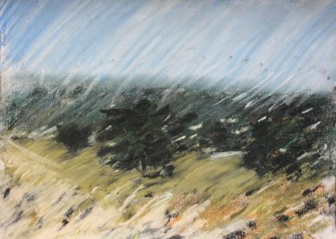 Drawing titled "Sand dunes" by Tomas Jokubonis Jr, Original Artwork