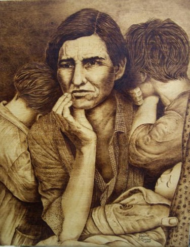 Incisioni, stampe intitolato "Madre" da Garcia Merina, Opera d'arte originale, incisione