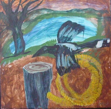 Magpie in Landscape