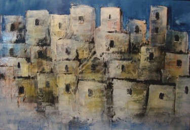 Painting titled "Heimat" by Mendelart, Original Artwork, Oil