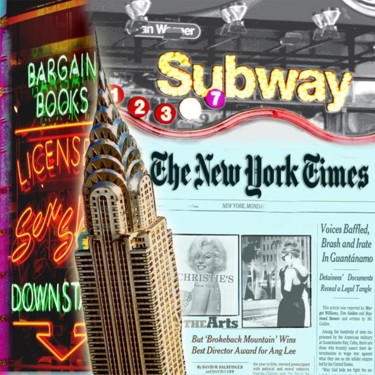 Collages intitulée "Bargain" par Alan Berg, Œuvre d'art originale
