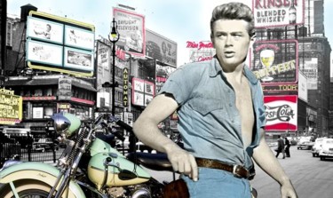 Collages intitulée "Jimmy" par Alan Berg, Œuvre d'art originale