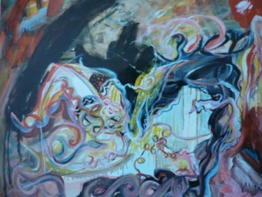 Peinture intitulée "Biscuitière alsacie…" par Jessuro, Œuvre d'art originale, Huile