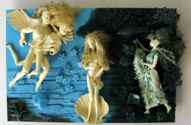 Peinture intitulée "La Naissance de Vén…" par Philippe Camoisson, Œuvre d'art originale