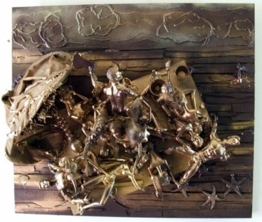 Peinture intitulée "Le Radeau de la Méd…" par Philippe Camoisson, Œuvre d'art originale