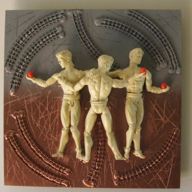 Peinture intitulée "Les Trois Grâces" par Philippe Camoisson, Œuvre d'art originale