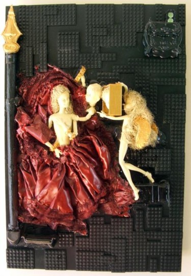 Peinture intitulée "Vénus à sa Toilette" par Philippe Camoisson, Œuvre d'art originale
