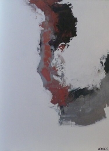 Painting titled "LA BARBARE" by Edwige Leprin, Original Artwork, Oil