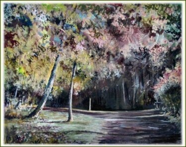 Ζωγραφική με τίτλο "HAZLETON WALK" από Bob Payne, Αυθεντικά έργα τέχνης