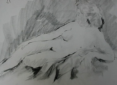 Dessin intitulée "nue2003b.jpg" par Jean-Pierre Pépin, Œuvre d'art originale