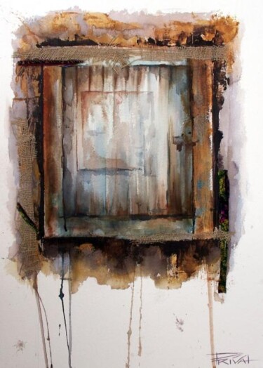 Peinture intitulée "Je reviens" par Sonia Privat, Œuvre d'art originale, Huile