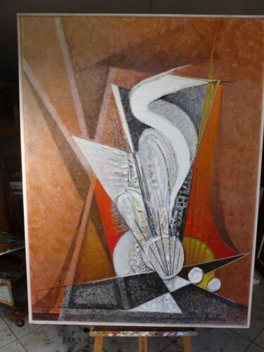 Peinture intitulée "Cormoran" par Pierre Baldi, Œuvre d'art originale