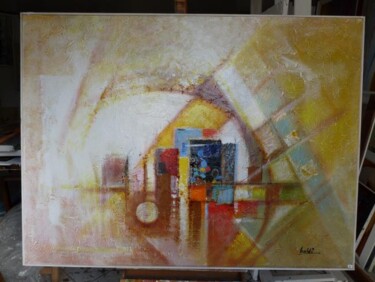 Peinture intitulée "La galerie des coul…" par Pierre Baldi, Œuvre d'art originale
