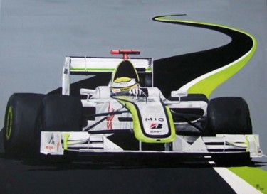 Painting titled "Champion's drive" by Davo, Original Artwork