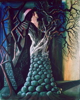 Peinture intitulée "Mode" par Plauso Nivo Battistini, Œuvre d'art originale, Huile