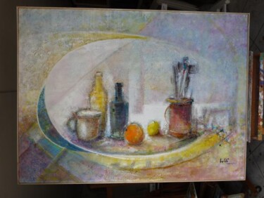 Peinture intitulée "Regarde" par Pierre Baldi, Œuvre d'art originale