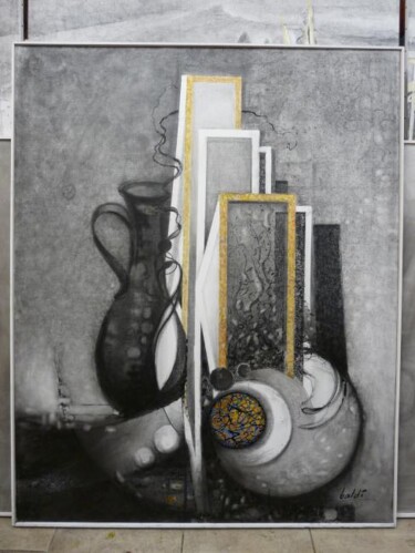 Peinture intitulée "Mondeurs" par Pierre Baldi, Œuvre d'art originale