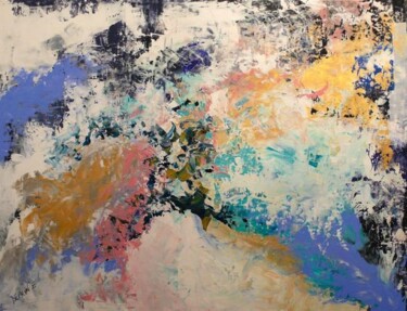 제목이 "OCEANIQUE ET OU DEP…"인 미술작품 Edwige Leprin로, 원작, 기름