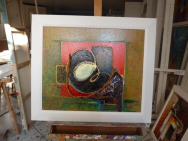 Peinture intitulée "Dans l'espace H66 L…" par Pierre Baldi, Œuvre d'art originale