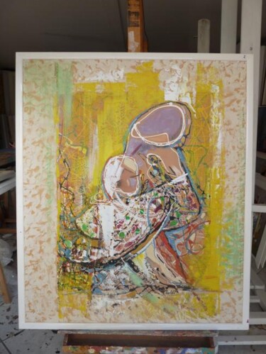 Peinture intitulée "Le kosovo" par Pierre Baldi, Œuvre d'art originale