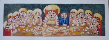 Artigianato intitolato "LAST SUPPER - L'ULT…" da Franco Anselmi, Opera d'arte originale