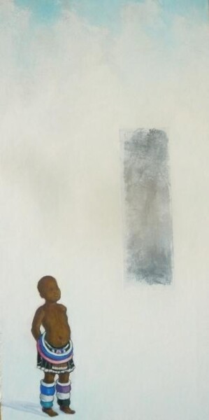 Peinture intitulée "LITTLE ZULU" par Joe Johnson, Œuvre d'art originale