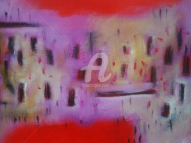 Painting titled "Untitled M" by Sio Montera, Original Artwork, Oil