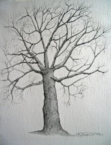 Peinture intitulée "Tree of Life" par Rebecca Both, Œuvre d'art originale, Huile
