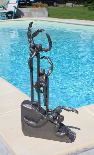 Scultura intitolato "IMG_0605SITE.JPG" da S Eymond Laritaz, Opera d'arte originale