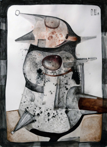 Pintura titulada "Untitled" por Ulugbek Doschanov, Obra de arte original, Acrílico