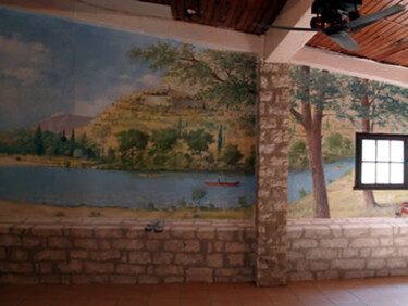 Peinture intitulée "Fresque Murale" par M'Hamed Saci, Œuvre d'art originale