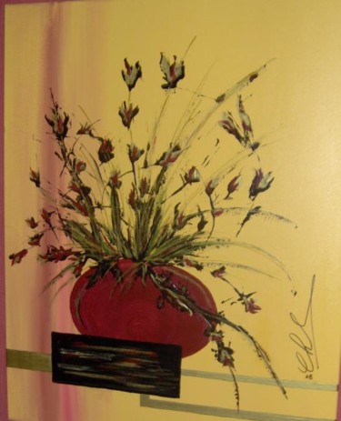 Painting titled "BOUQUET D'ORIENT" by Roger Chastel, Original Artwork