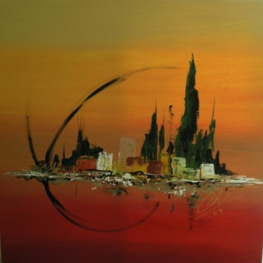 Painting titled "TOSCANE" by Roger Chastel, Original Artwork