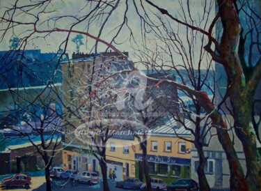Painting titled "Brest Recouvrance,…" by Claude Marchalot, Original Artwork, Oil
