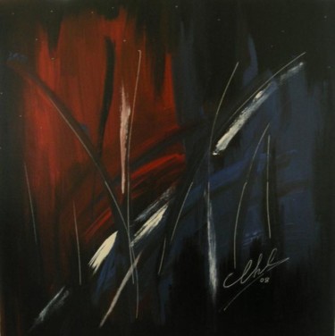 Painting titled "14 juillet : 22h30" by Roger Chastel, Original Artwork