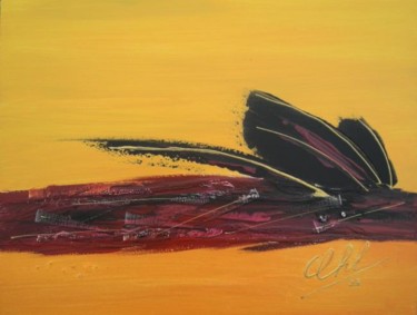 Painting titled "CACHE !" by Roger Chastel, Original Artwork
