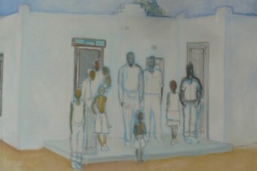Peinture intitulée "FAMILY" par Joe Johnson, Œuvre d'art originale, Huile