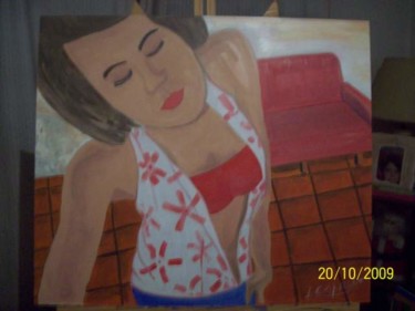 제목이 "Sexy girl and the r…"인 미술작품 Laura Capurro로, 원작, 기름