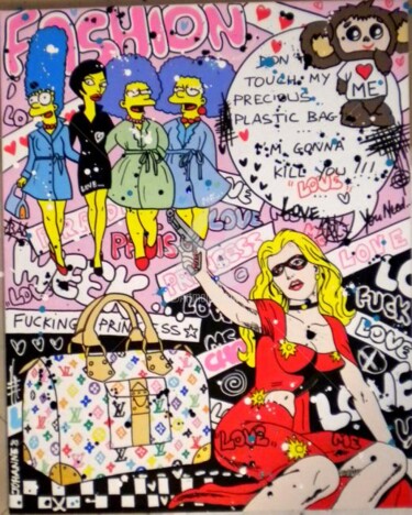 Peinture intitulée "DON'T TOUCH MY PREC…" par Johanne 8, Œuvre d'art originale