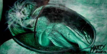 Peinture intitulée "Arcange 2" par Marc Tremblay, Œuvre d'art originale, Autre