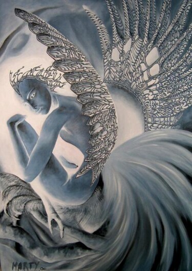 Peinture intitulée "Arcange" par Marc Tremblay, Œuvre d'art originale, Autre