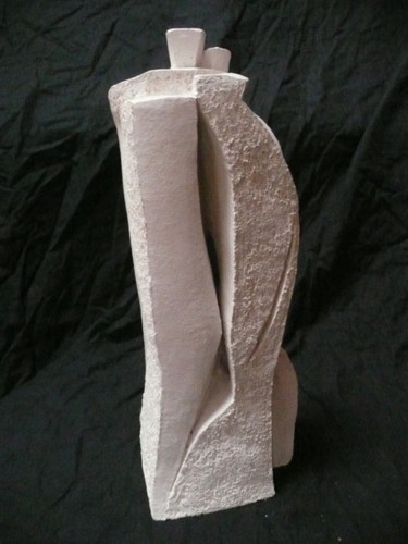 Escultura intitulada "Versus" por Christine Batard, Obras de arte originais, Terracota