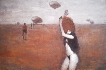 Painting titled "shamanes" by Robert Andersen, Original Artwork