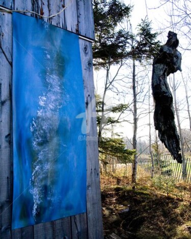 Photographie intitulée "Eau-Vague" par Chantal Gagné, Œuvre d'art originale