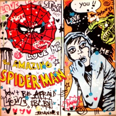 Peinture intitulée ""you!!" Galerie La…" par Johanne 8, Œuvre d'art originale